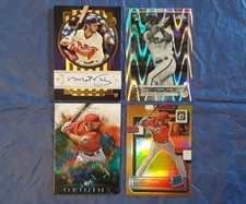 Matt Vierling 4 RC Lot - Five Star Auto/50, Ray Wave, Origins Auto/49, Optic/125