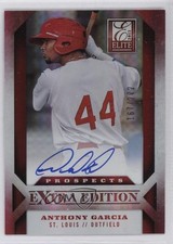 2013 Panini Elite Extra Edition 167/272 Anthony Garcia #181 Auto 0nr3