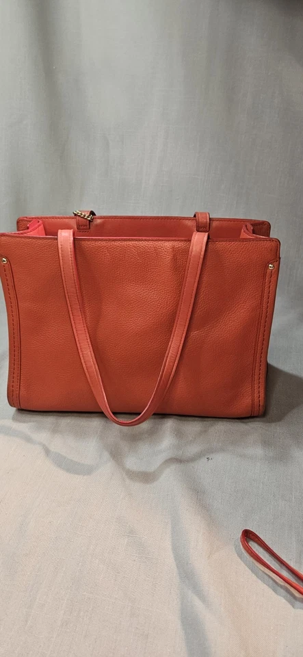 Bolso de Mano Pequeño Coach 34915 Sandía Para Mujer Cuero Guijarro Pulido Foto 3 de 4