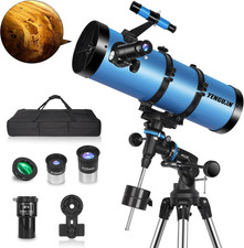 High-Powered 150Eq Newtonian Telescope for Beginners with Carry Bag  Phone Adap
