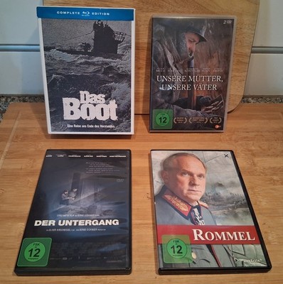DAS BOOT Complete Edition Bluray Box, Der Untergang DVD, Rommel DVD etc.