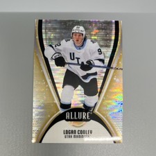 UPPER DECK ALLURE 2025-26 LOGAN COOLEY GOLD GLITTER BOMB #23 /199 UTAH MAMMOTH