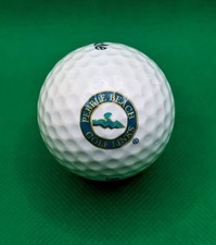 Vintage Pebble Beach logo golf ball - Top 100 Course California