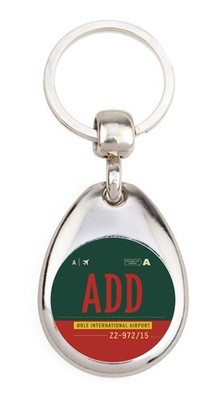 ADD-Bole International Airport - Schlüsselanhänger aus Metall