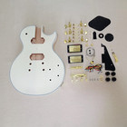 DIY Electric Guitar Kit Rosewood FB Abalone Inlay Flame Maple Top Set In GD Part — photo 2