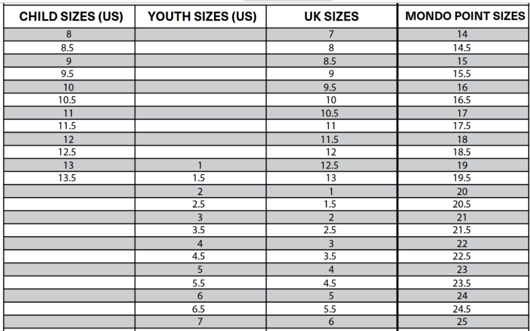 Rossignol Compj J3 Junior Ski Boots 237 246 256 267 mm Mondo 19.5 20.5 21.5