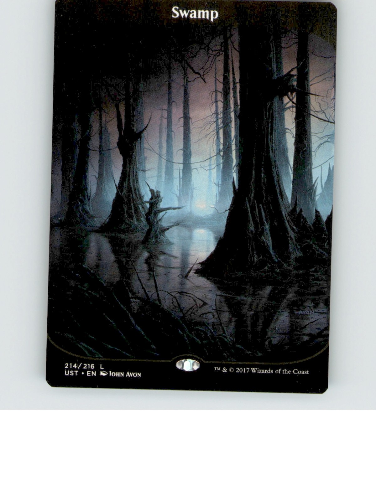 Swamp 214 Land Unstable Lightly played b3-806