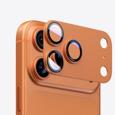 Für iPhone 17 Pro Max Full Cover Metall Kamera Linse Schutz Hartglas