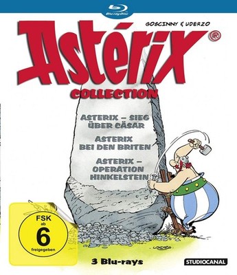 Asterix - Sieg über Cäsar; b.d. Briten & Operation Hinkelstein 3 BluRay NEU OVP