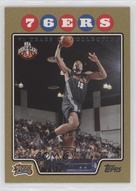 2008-09 Topps Gold Border 533/2008 Marreese Speights #211 Rookie RC 8d4