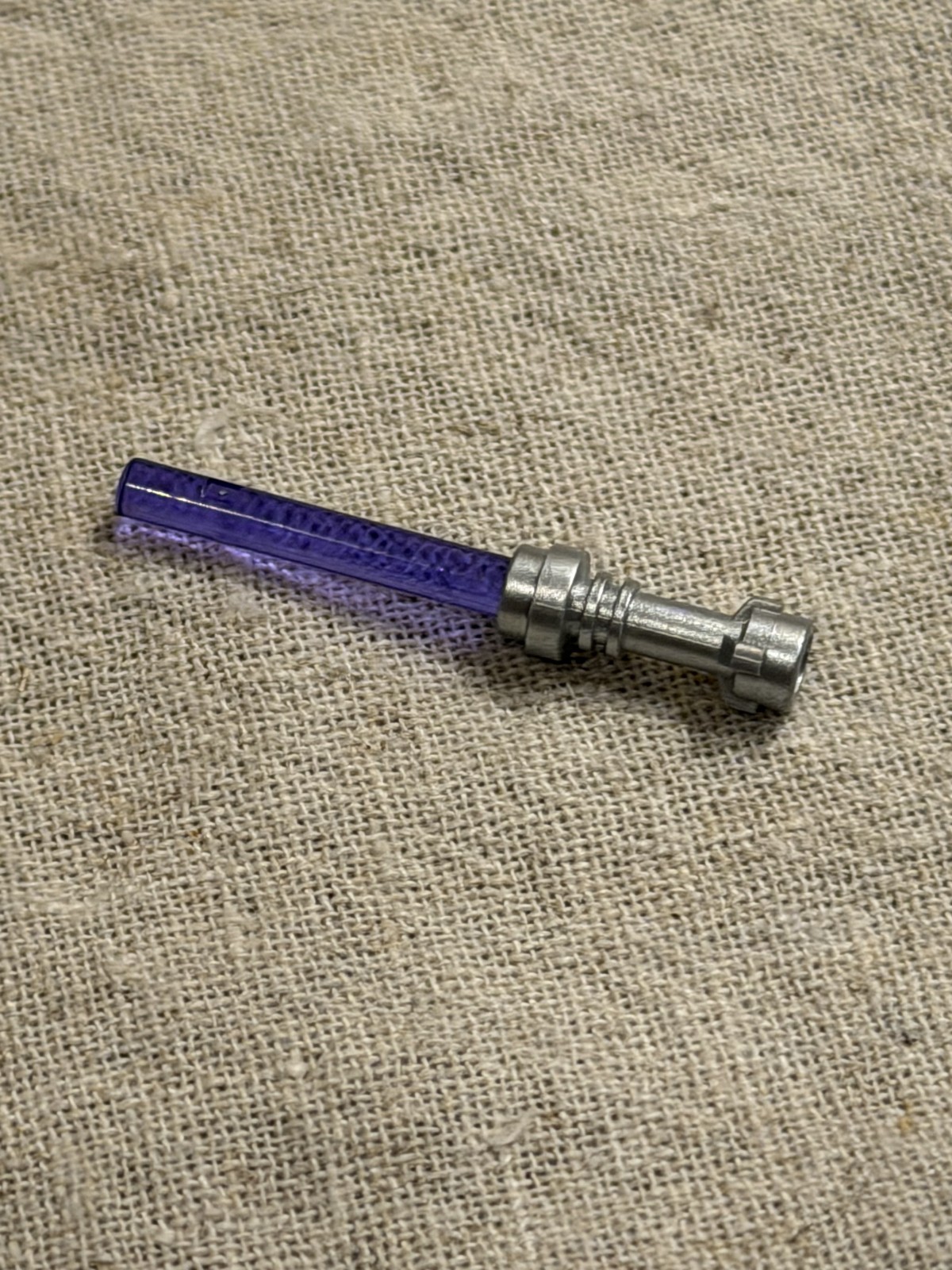 Lego Star Wars Purple Lightsaber, with metallic  hilt