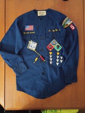 BOY SCOUTS patches, Plus Attached Shirts