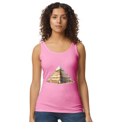 Womens Pyramid Vest Tank Top Ancient Egypt History Gift For Her