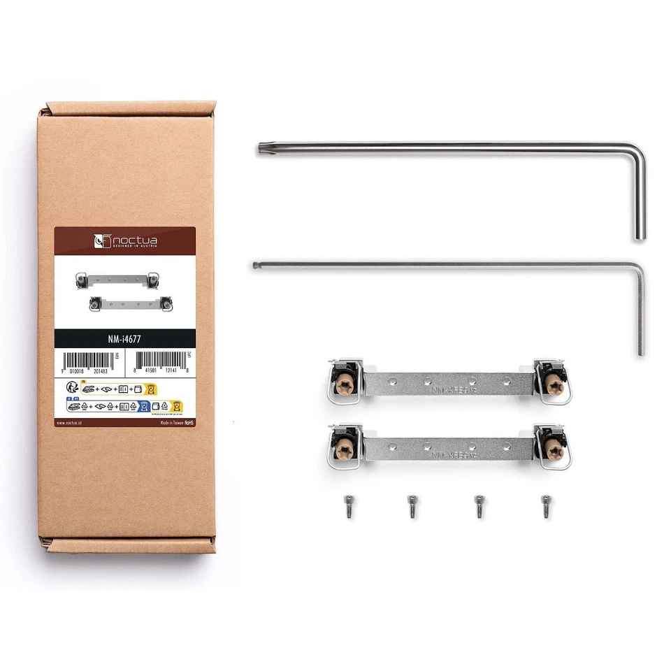 Noctua NM-i4677 Socket Intel LGA4677-4 (P4) adapter kit for DX-4189 DX-3647 - Image 2 of 3