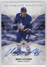 2020 Upper Deck Ultimate Collection Rookies /299 Tier 1 Mikko Lehtonen Auto s3g