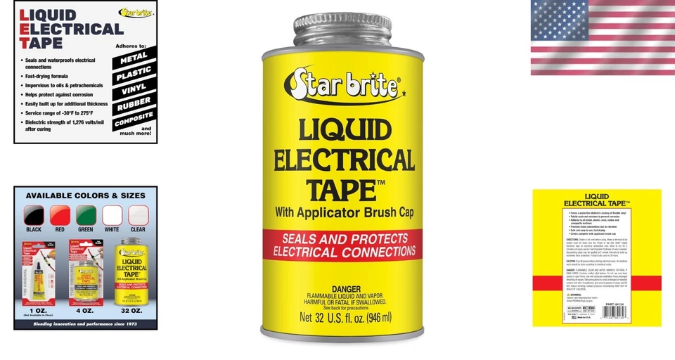 Liquid Electrical Tape - Black Sealant 32oz - Image 2 of 4