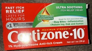 Cortizone-10® MAXIMUM STRENGTH ULTRA SOOTHING Anti-Itch Creme 1 oz exp 12/2027