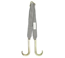 V Bridle Tow Straps 3 X 24 W 15 J Hooks 5400 Wll 16200 Lbs Capacity Webbing