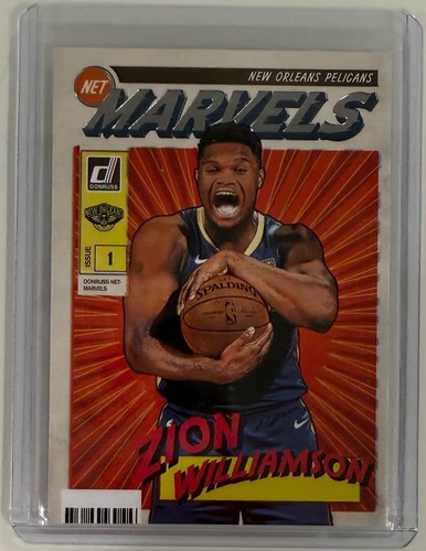 Zion Williamson #4 2019 Panini Donruss Net Marvels card