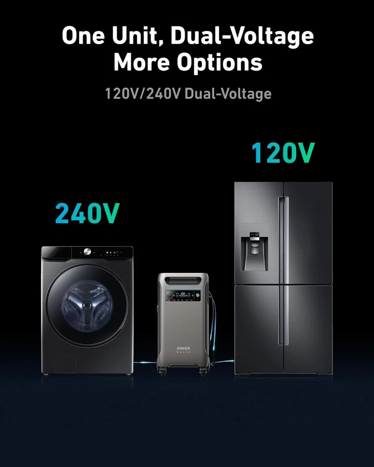 Anker SOLIX F3800 Portable Power Station + PS400(400W)Solar Panel with Kickstand - Image 4 of 4