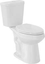 ADA 19'' Two-Piece Elongated Toilet w/ Soft Close PP Seat, 1.28 GPF Power Flush