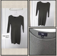 Sage Green Sweater dress Mossimo Large