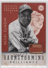 2013 Panini America's Pastime Barnstorming Brilliance 30/125 Monte Irvin HOF 0b0