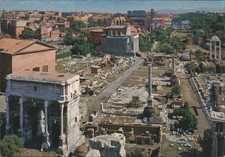 Rome, Italy Roman Forum, Arch of Septimius Severus Original Vintage Postcard