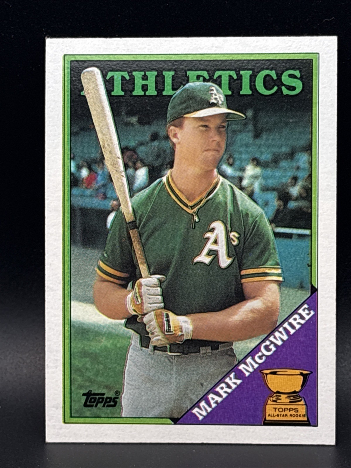 1988 Topps Tiffany- All-Star Rookie Mark McGwire #580 Collector's Edition