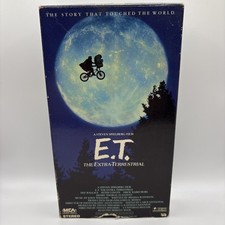 E.T. The Extra Terrestrial VHS 1988 Rare Green and Black Tape Spielberg Tested