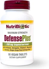 NutriBiotic ? DefensePlus, 90 Tablets - 11 in 1 Immune Support with Vitamin C, Z