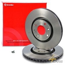 BREMBO COATED 2x BREMSSCHEIBE BELÜFTET Ø283 VORNE FÜR PEUGEOT 206 SCHRÄGHECK 2.0