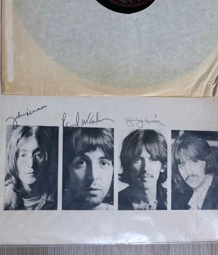 The Beatles White Album Capitol 2Lp vinil signed