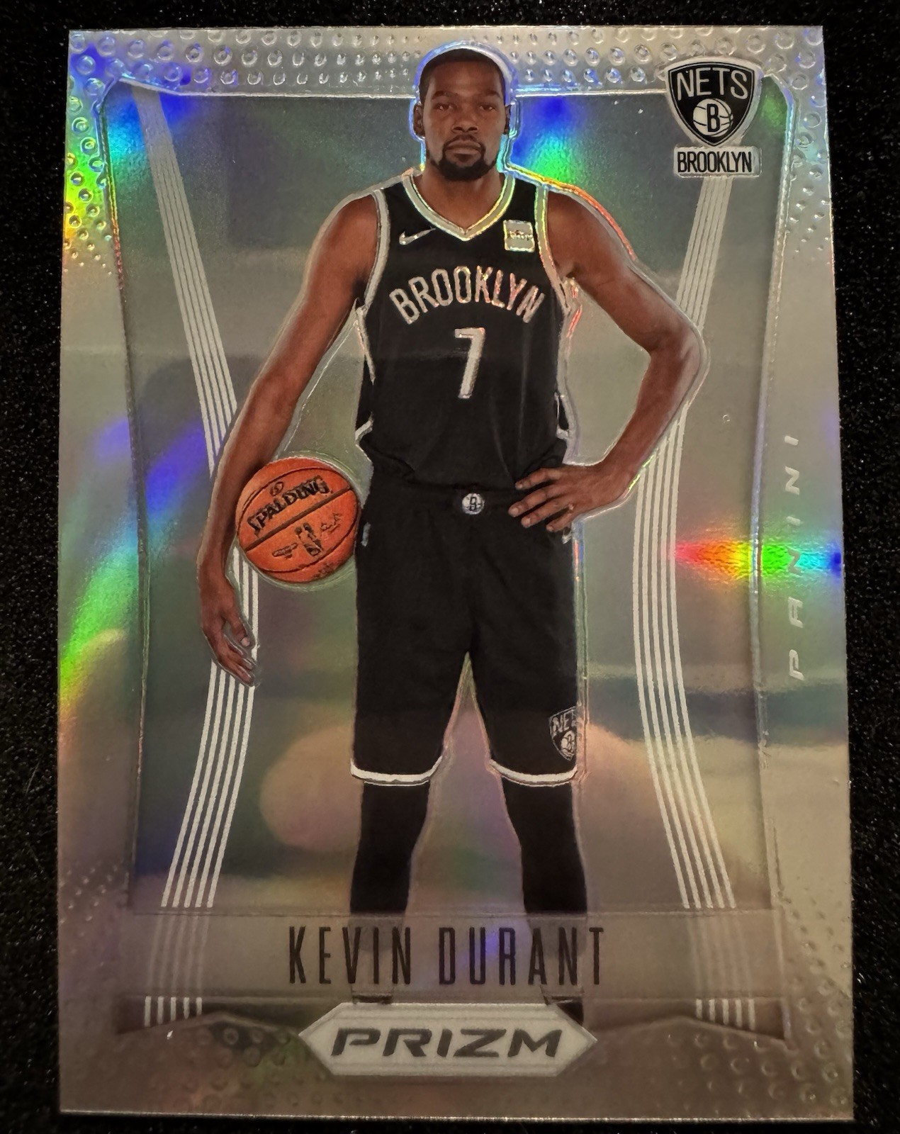 2020-21 Panini Prizm Prizm Flashback Silver Prizm Kevin Durant #4 11s9