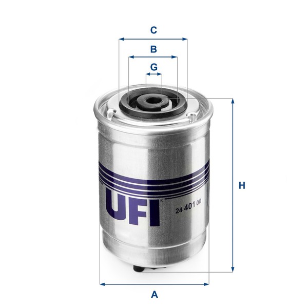 Kraftstofffilter UFI 24.401.00 Filtereinsatz FüR LDV Transit Ford Tourneo M12-image