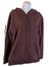 Danskin, Women's, Fleece Lined, Full Zip, Hoodie, Purple, Size M
