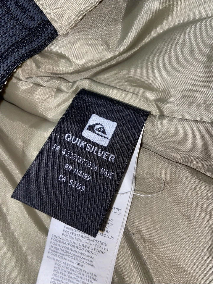 Travis Rice Quicksilver Snowboard Jacket Surf Skate Grunge Y2K Ski Coat Size L - Image 4 of 4
