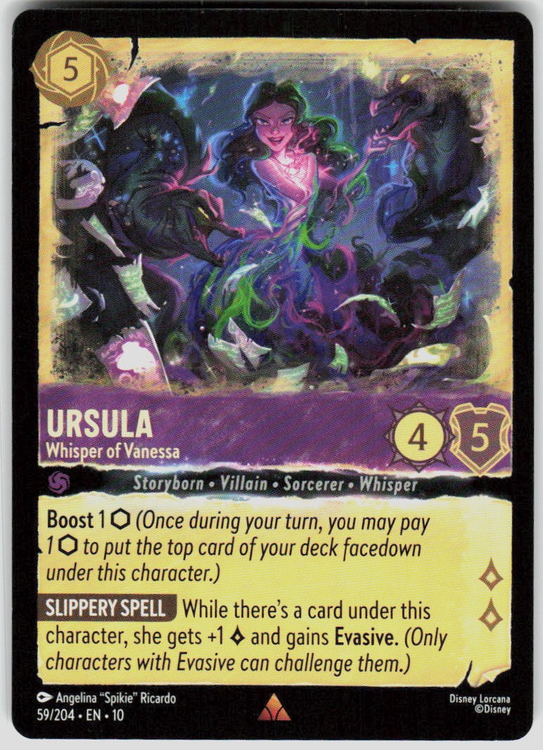 Ursula Whisper of Vanessa 59/204 Whispers in the Well Disney Lorcana