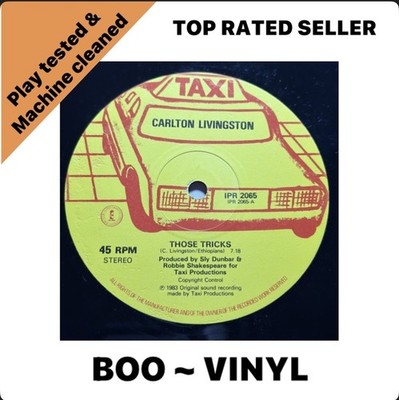 Carlton Livingston - Those Tricks / Ayatollah, 12'', (Vinyl) Reggae Dub VG+