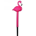 New Pink FLAMINGO SOLAR LED LIGHT YARD STAKE Luau Summer Garden Lawn Decoration
