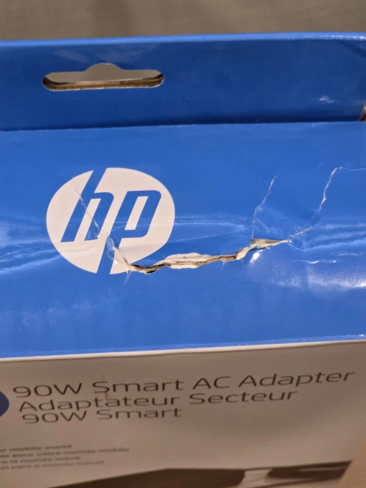 Adaptador de CA inteligente G6H43AA genuino HP 90w NUEVO/CAJA ABIERTA Foto 2 de 4
