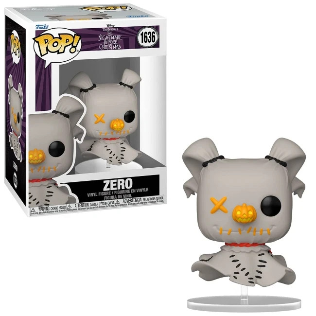 NIGHTMARE BEFORE CHRISTMAS PATCHWORK ZERO 3.75"" POP VINYL FIGURE FUNKO 1636