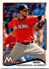 Henderson Alvarez Topps 241 Seattle Marlins 2014 Baseball Card