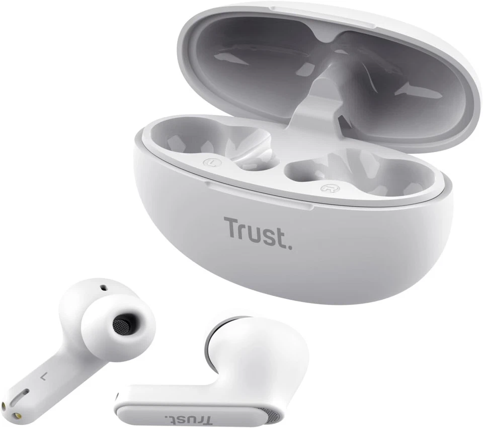 Trust Yavi Wireless Earbuds Bluetooth with ENC Noise Cancelling Microphones, 23 - Imagen 2 de 4