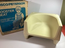 VTG Costco Peterson Booster Seat 80s Almond 3  Or 6  High See Pics Wear Box