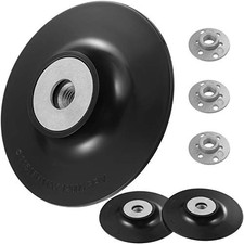 3 Pieces 4-1/2 Inch 14 mm Sanding Disc Backing Pads inch, black