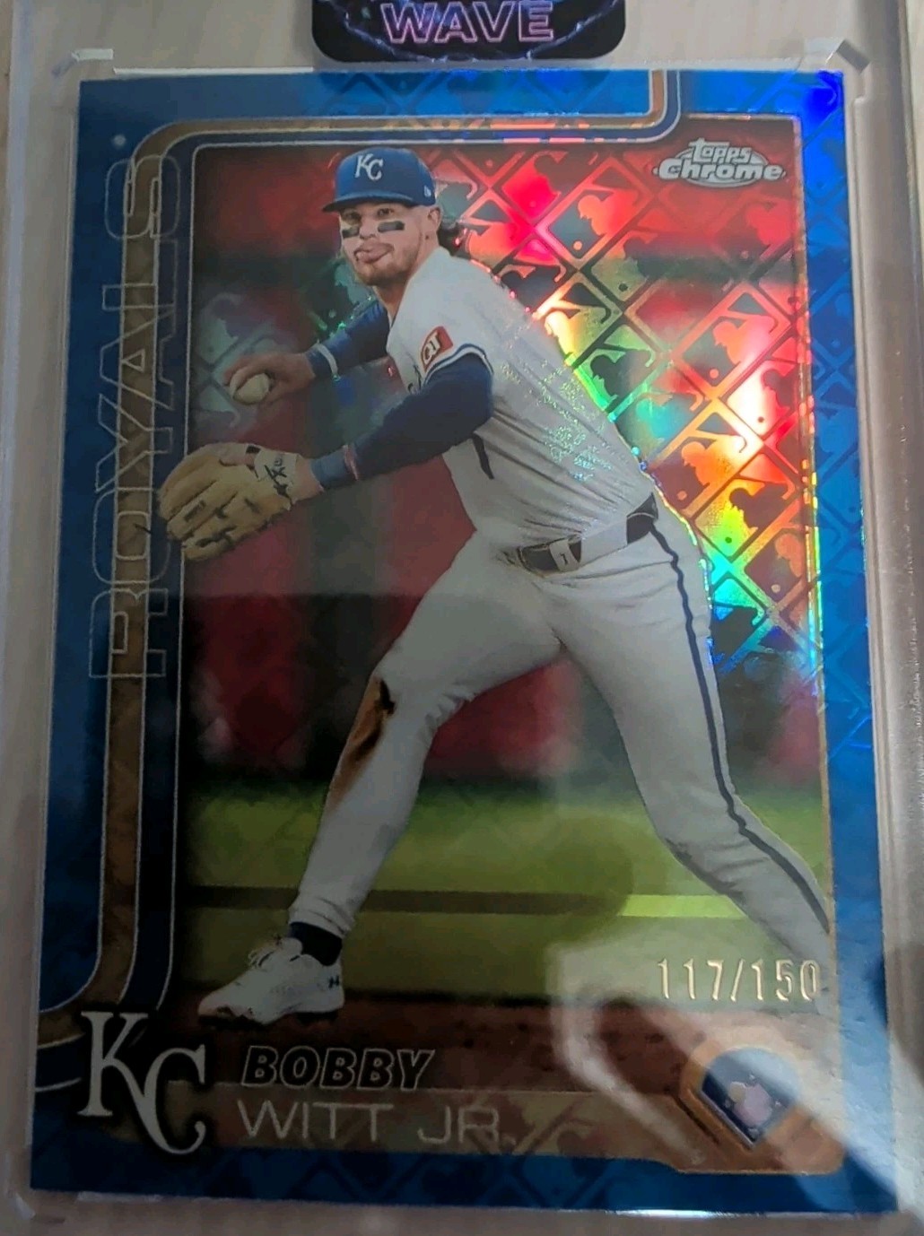 2025 Bobby Witt Jr #93 Topps Chrome Blue /150