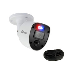 Swann PRO-1080MSL 1080p Full HD Flashing Lights Bullet Camera - White