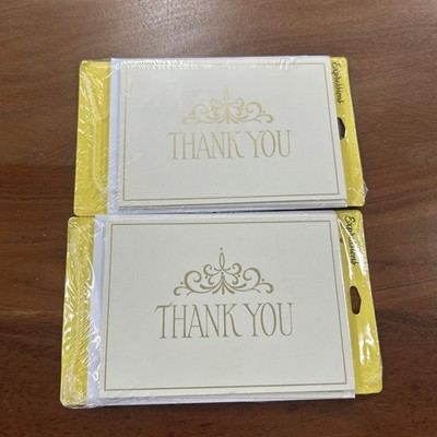 Expressions From Halmark Lot Of Blank Thank You Cards With Envelopes NEW 2 PACKS