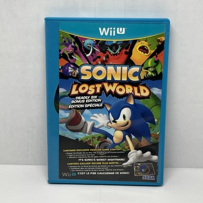 Sonic Lost World Nintendo Wii U Game Disc Only Mint Disc Tested